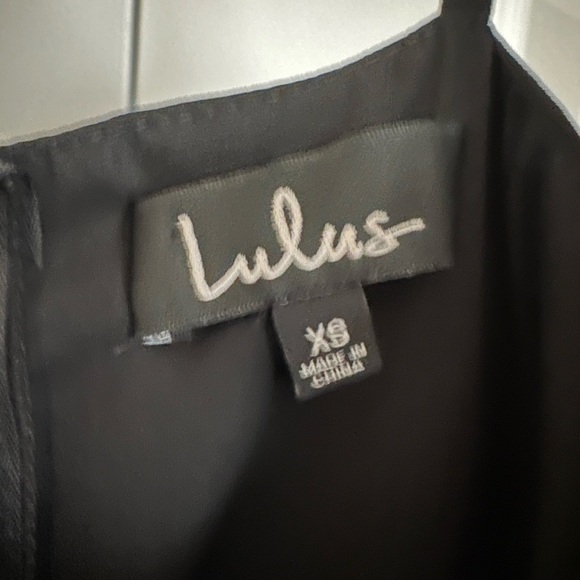 Lulus Black Wide-Leg Elegant Black Jumpsuit, size XS - Picture 7 of 7